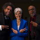 Author, activist and Green Party supporter Cornel West, Green Party presidential nominee, Dr. Jill Stein, and the party’s vice presidential nominee, Ajamu Baraka